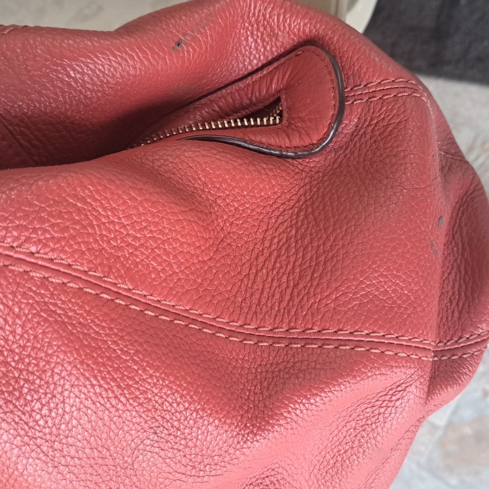 Coach "Lexy" Pebbled Leather Bag - Picture 5 of 7
